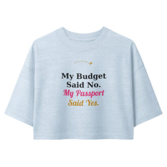 Women’s Budget garment dye cropped tee