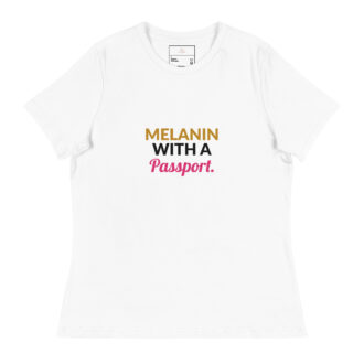 Women's Melanin Passport Relaxed T-Shirt